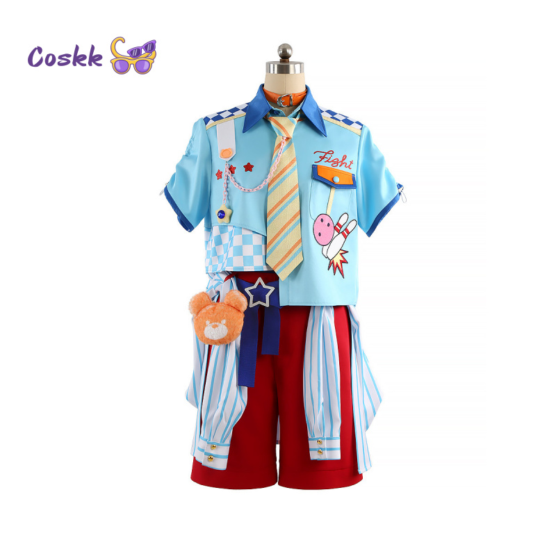 Anime Cosplay Ladies - ゲームアンサンブルスター nito nazuna/結城マコト/Resu Q コスプレ衣装ファンシーパーティー制服ハロウィンカーニバル女性男性服