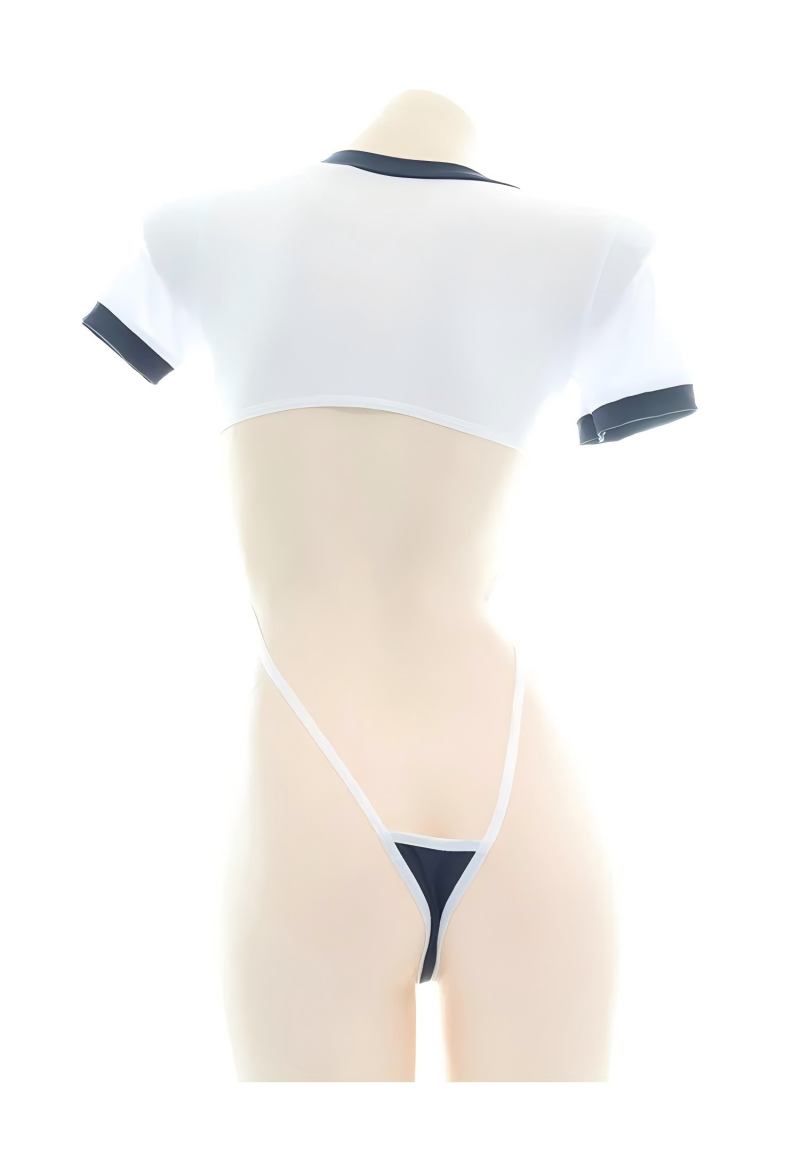 可愛いボディスーツセクシーランジェリー中空デザインアニメコス - Anime Cosplay Ladies のレビューと価格