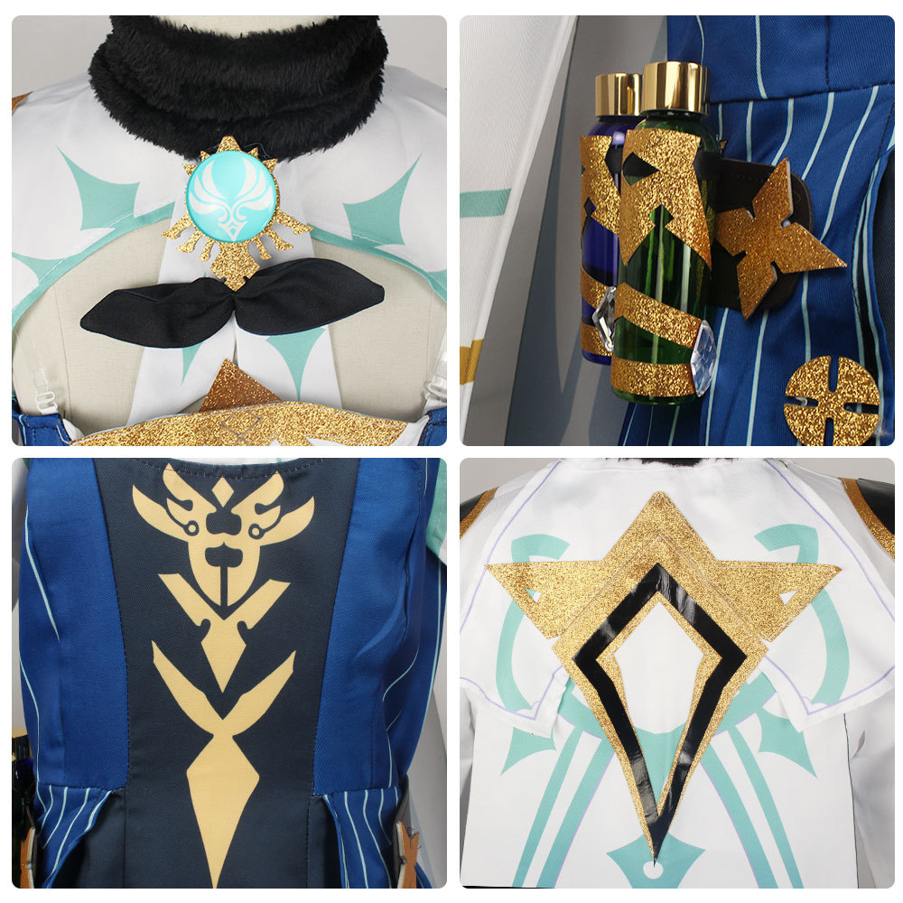 原神（Genshin Impact）スコローズ騎士コスプレフ - Anime Cosplay Jumpsuit のレビューと価格
