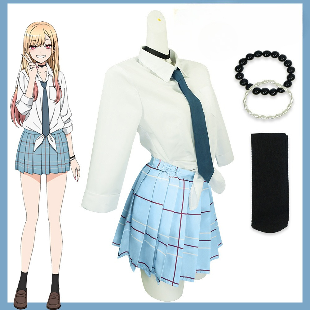 アニメJK制服ドレスメイド服アニメ私のドレスアップダーリン北 - Kitagawa Anime Cosplay のレビューと価格