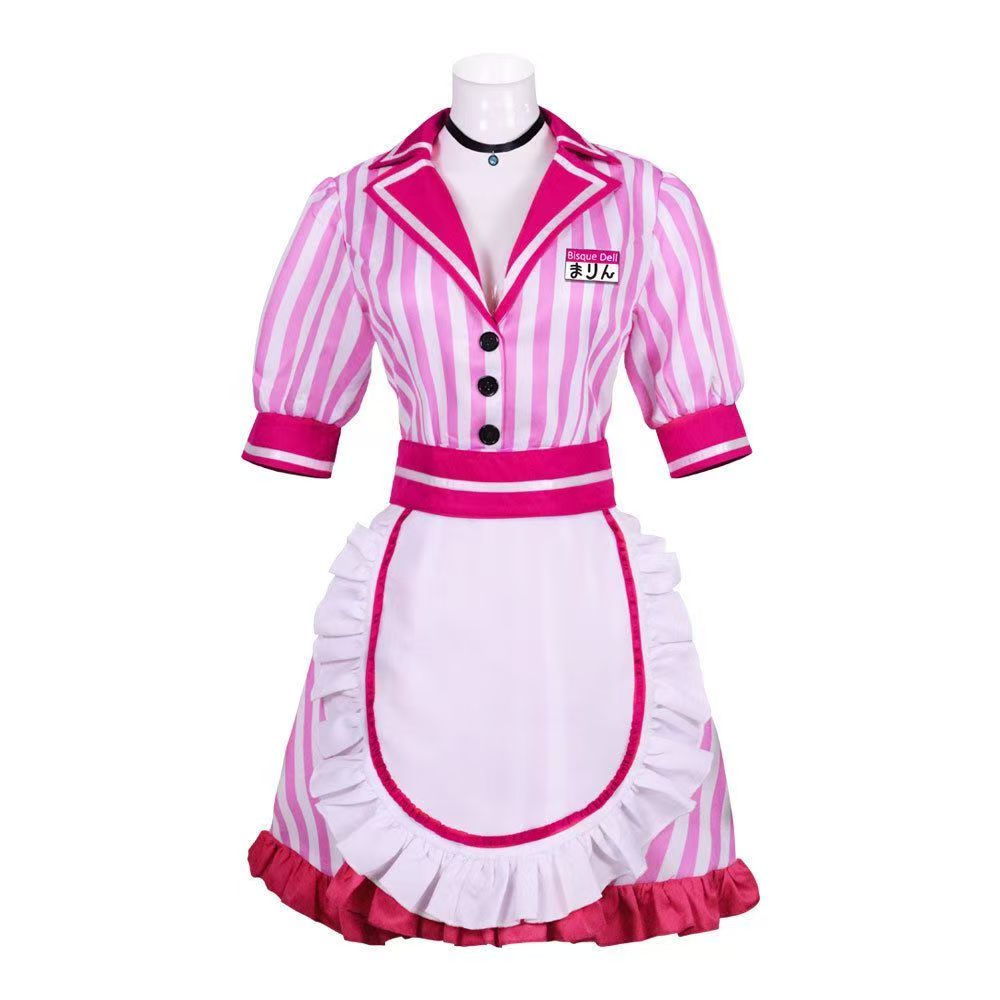 私のドレスアップダーリン北川マリンコスプレ衣装ピンストライプ - Kitagawa Anime Cosplay のレビューと価格