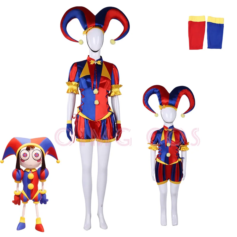 「アメージング・デジタル・サーカス」のポムニのコスプレ衣装、 - Anime Cosplay Jumpsuit のレビューと価格