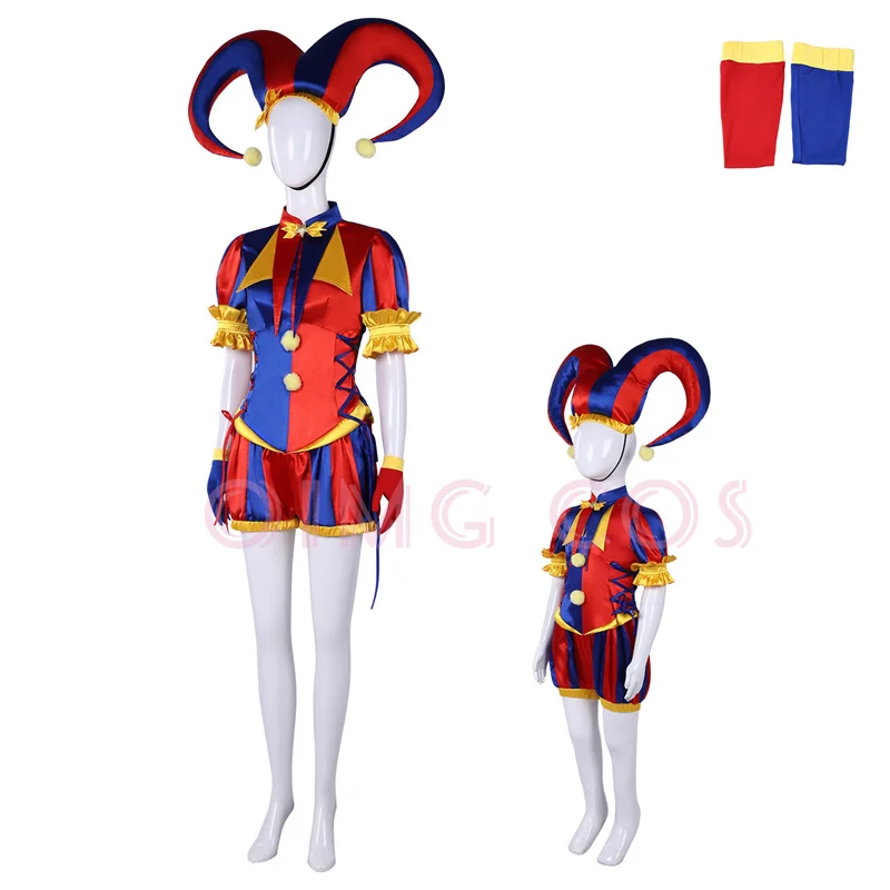 「アメージング・デジタル・サーカス」のポムニのコスプレ衣装、 - Anime Cosplay Jumpsuit のレビューと価格